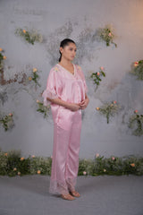 Rose Promise – Pastel Pink Designer Co-ord Set for Women - Set of 2