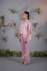 Rose Promise – Pastel Pink Designer Co-ord Set for Women - Set of 2