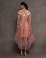 Fairy Petal – Watercolor Fairycore Midi Dress for Women