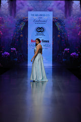 Baby Scallops – Organza Party Wear Modern Lehenga Dress