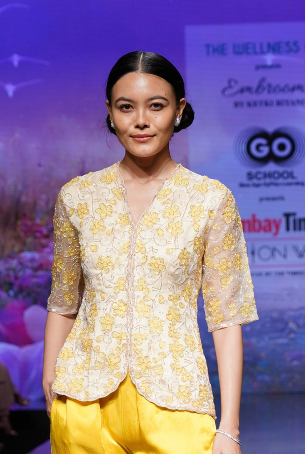 Marigold Bloom – Yellow Floral Indian Festive Co-ord Set