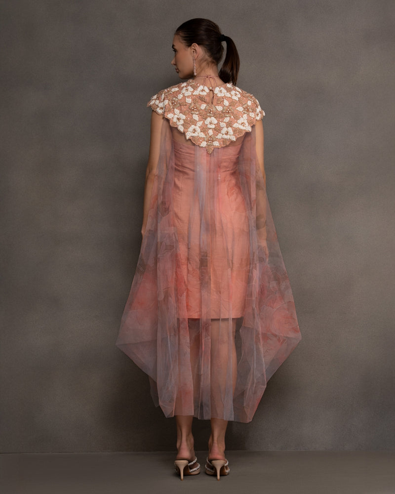 Fairy Petal – Watercolor Fairycore Midi Dress for Women