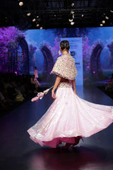 Garden Spree – Floral Organza Lehenga Choli