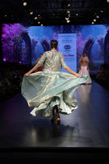 Aqua Dreamlight – Ready to Wear Floral Lehenga